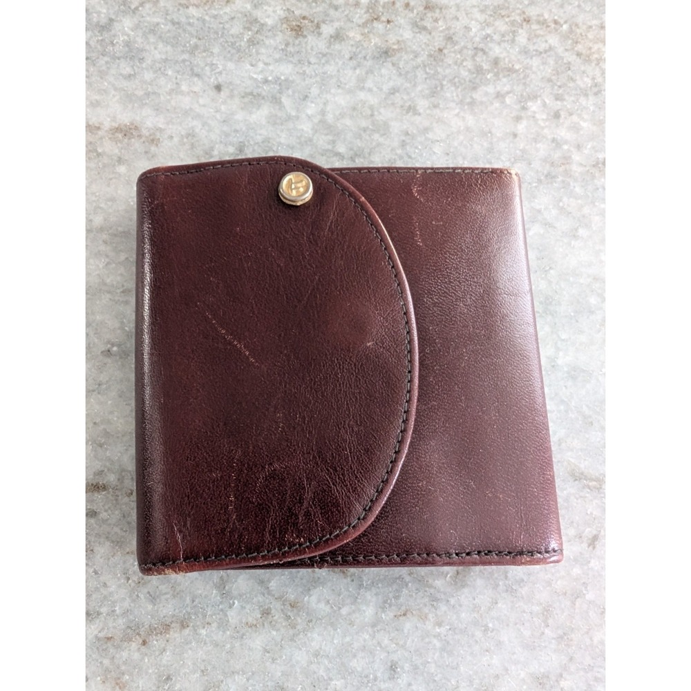 Pierre Waldon International Pocket Wallet Burgundy‎ Leather